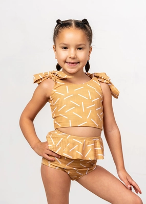 Off The Grid | Mini Peplum Bottoms cute girls swimsuits, stylish swimwear for girls