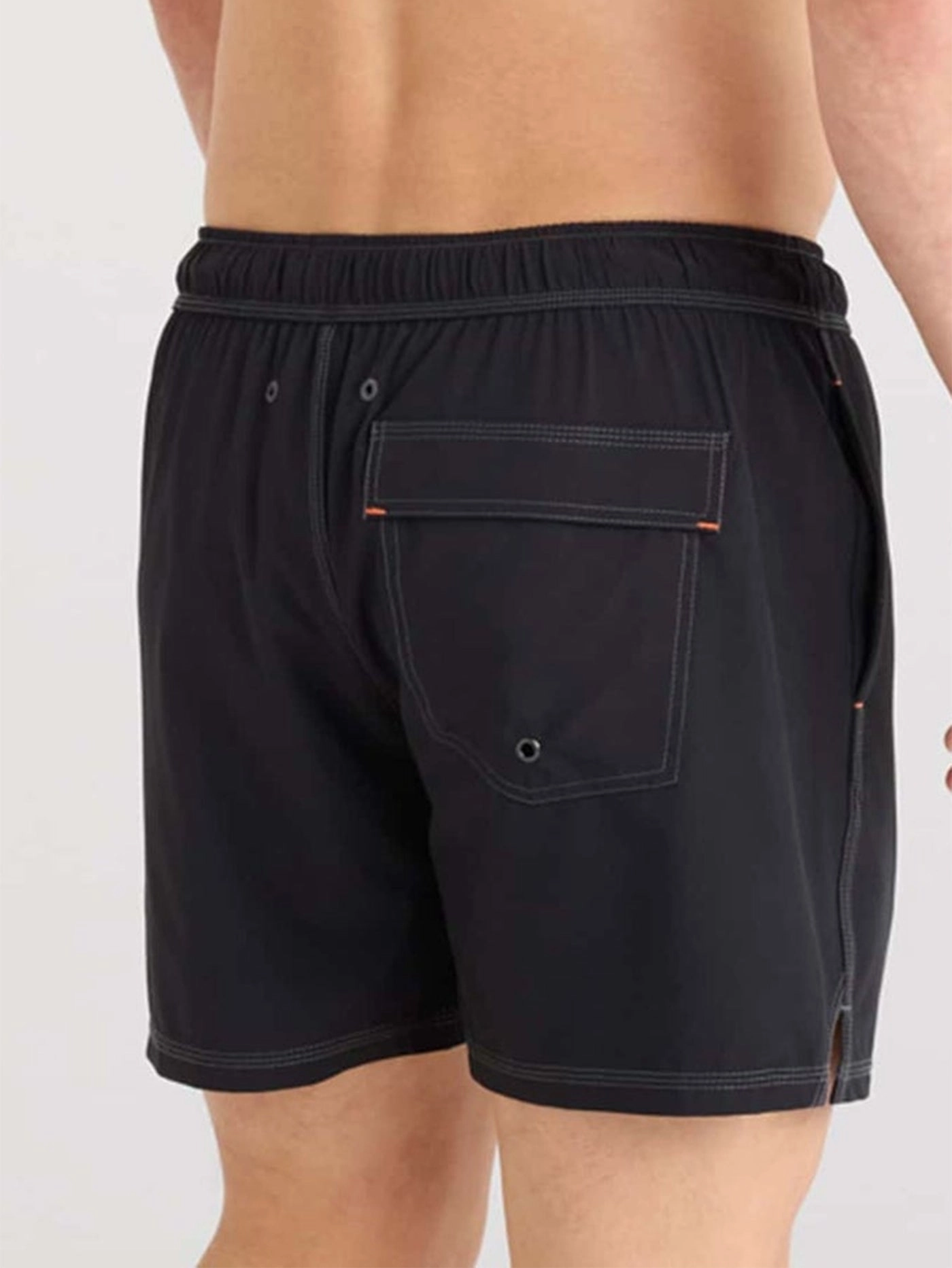 Oh Buoy 2N1 Black Swim Trunk Shorts