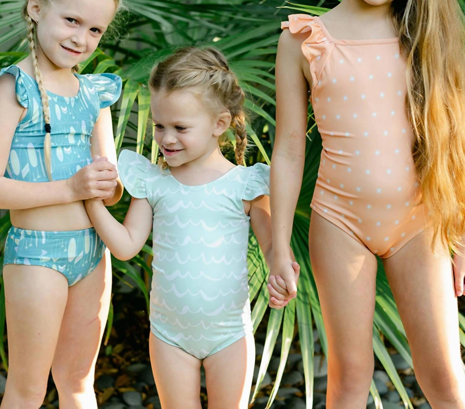 One Piece Bather In Wave