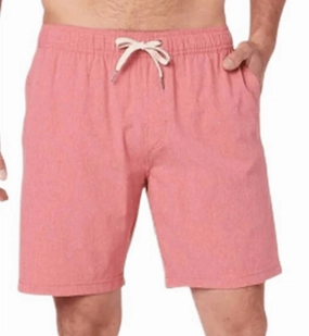 One Short In Red mens beach swimwear, quick dry mens swimsuits