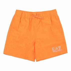Orange Swim Shorts boys swimwear sets, boys swim trunks