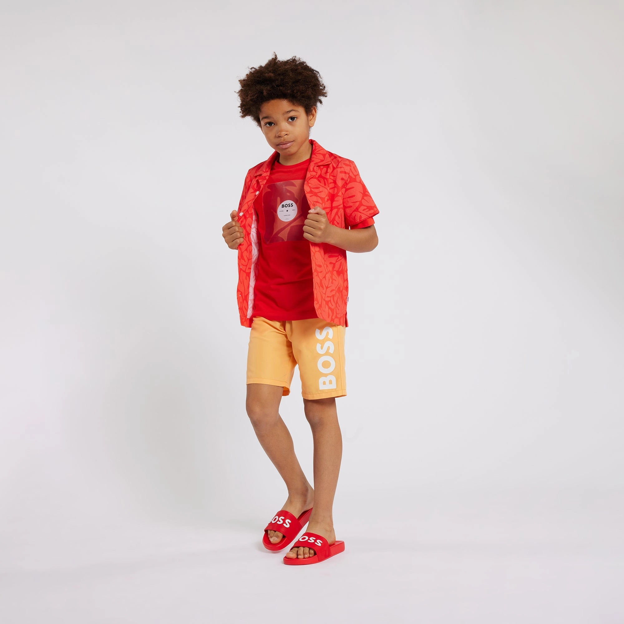 Orange Swim Shorts
