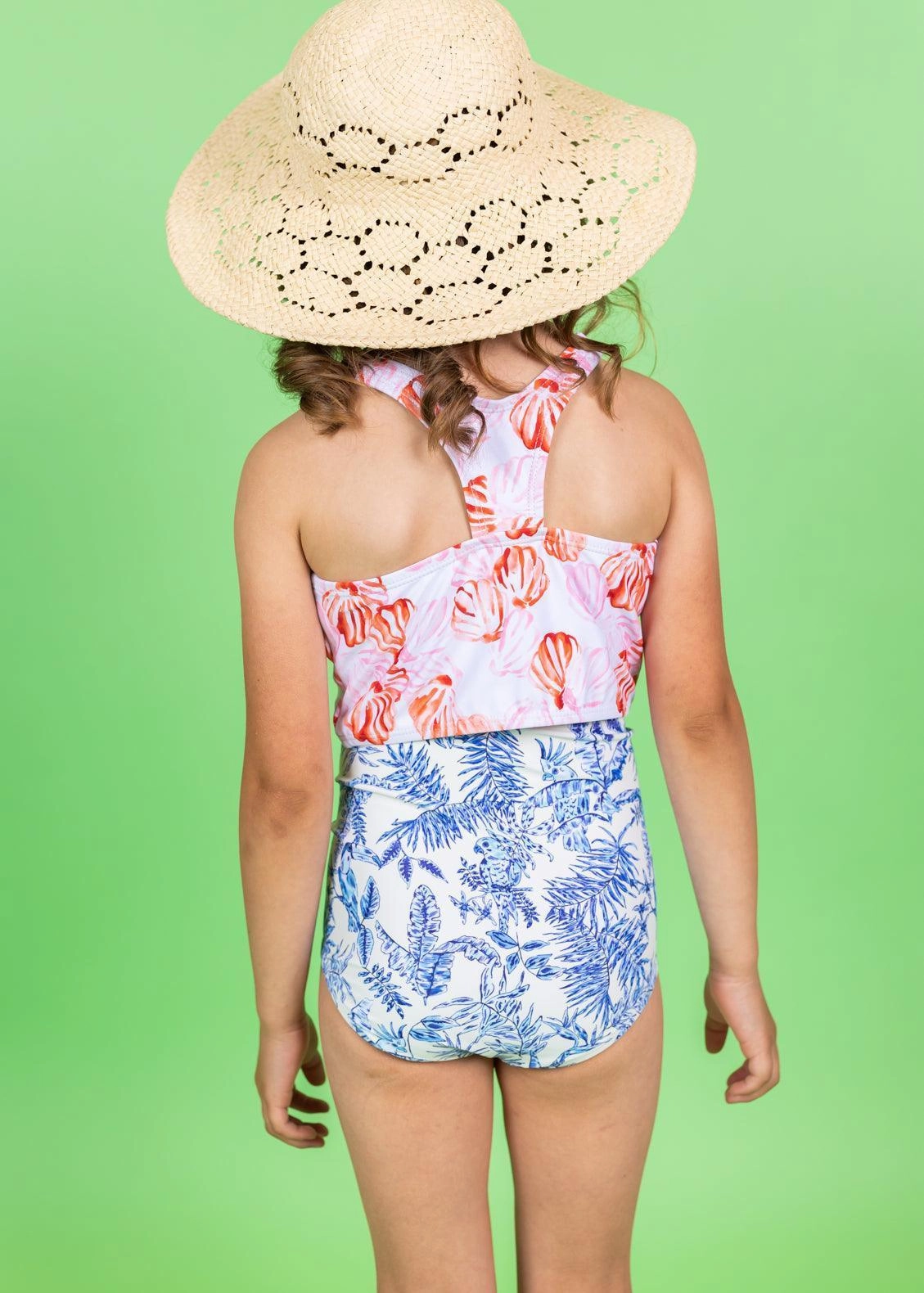 Painted Clams | Mini Racer Back Top