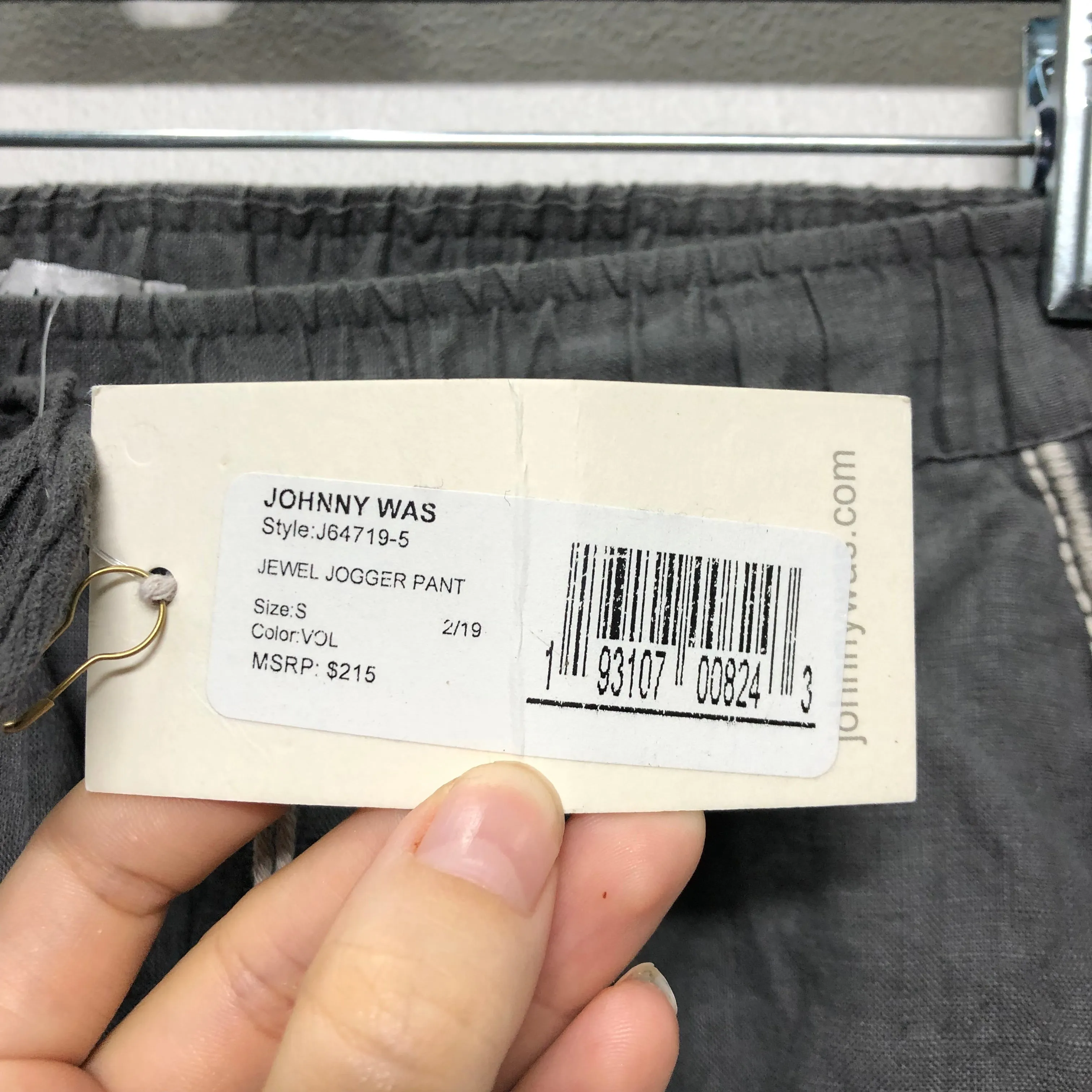 Pants Linen By Johnny Was In Grey, Size:S Johnny Was Clothing