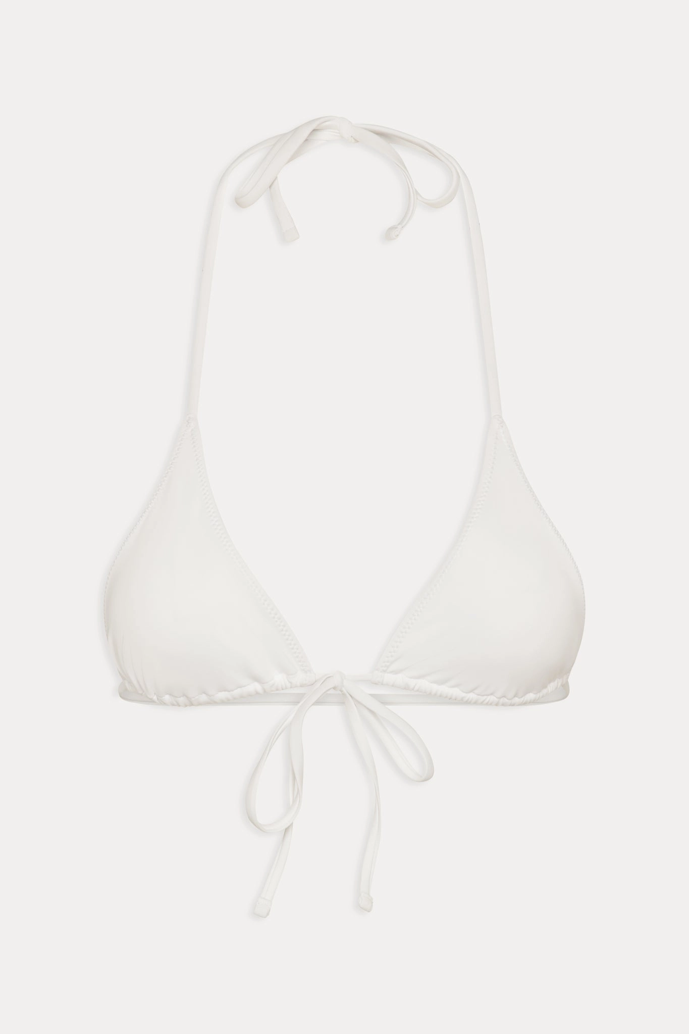 Paradise Halter Bikini Top - Optic White