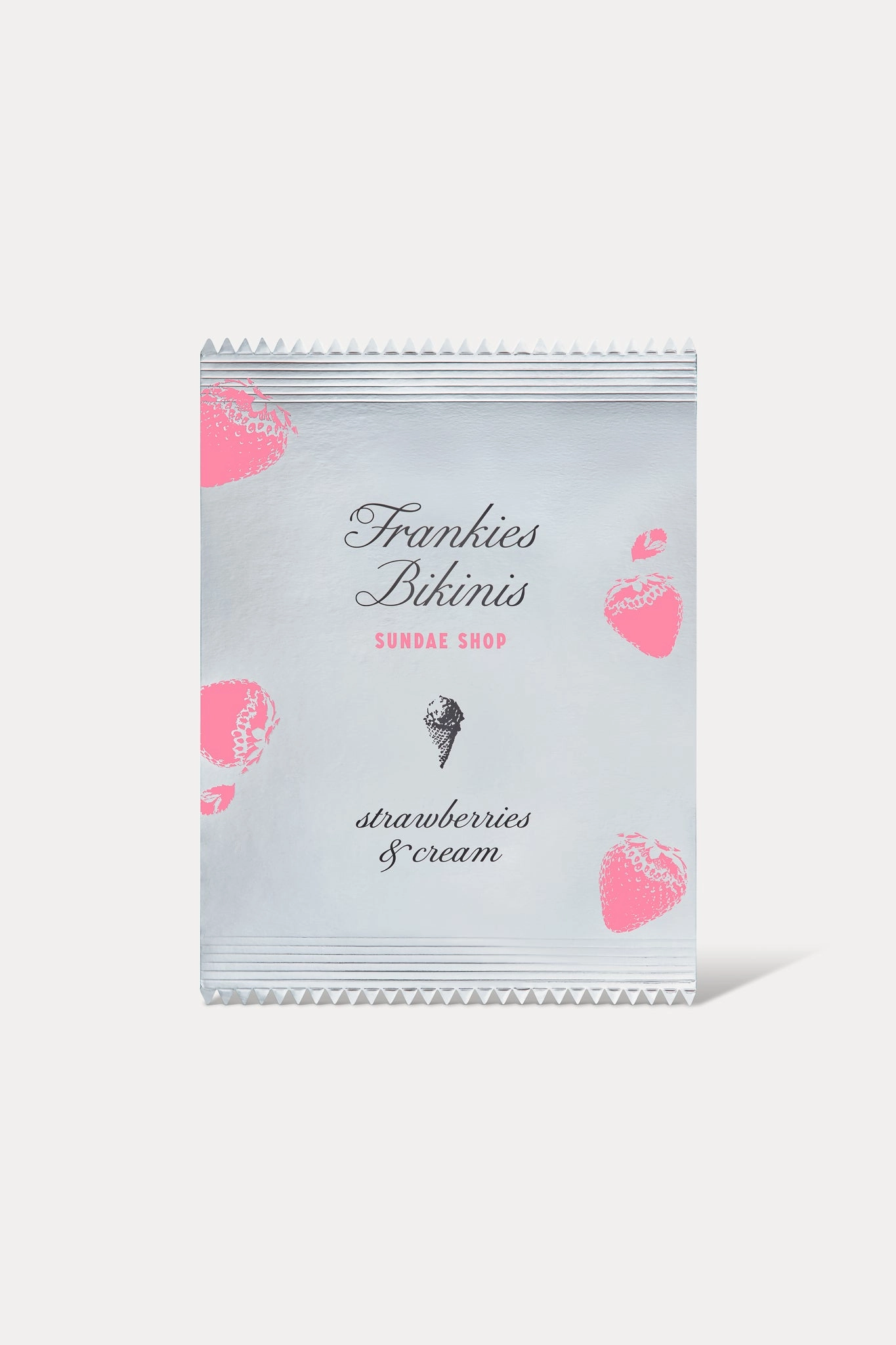 Paradise Halter Bikini Top - Strawberries & Cream