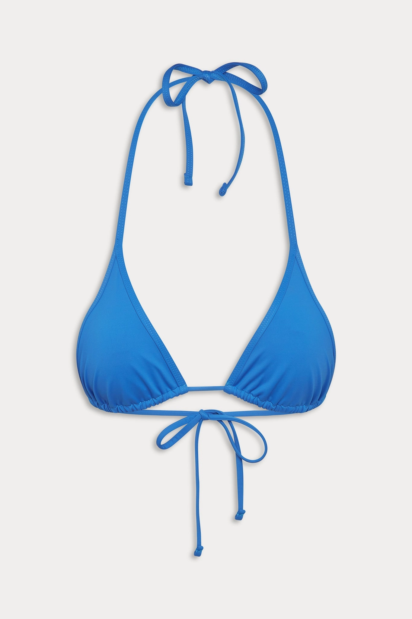 Paradise Micro Halter Bikini Top - Lake Blue