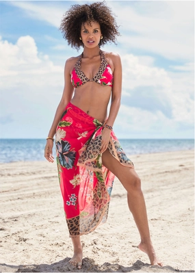 Pareo Swim Cover-Up - Tula Floral swimwear for all body types, comfortable womens beachwear