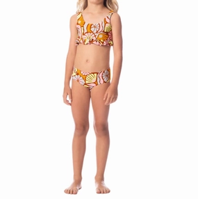 Patteren Scope Moonbow stylish teen girl swimsuits, teen girls swimwear sets