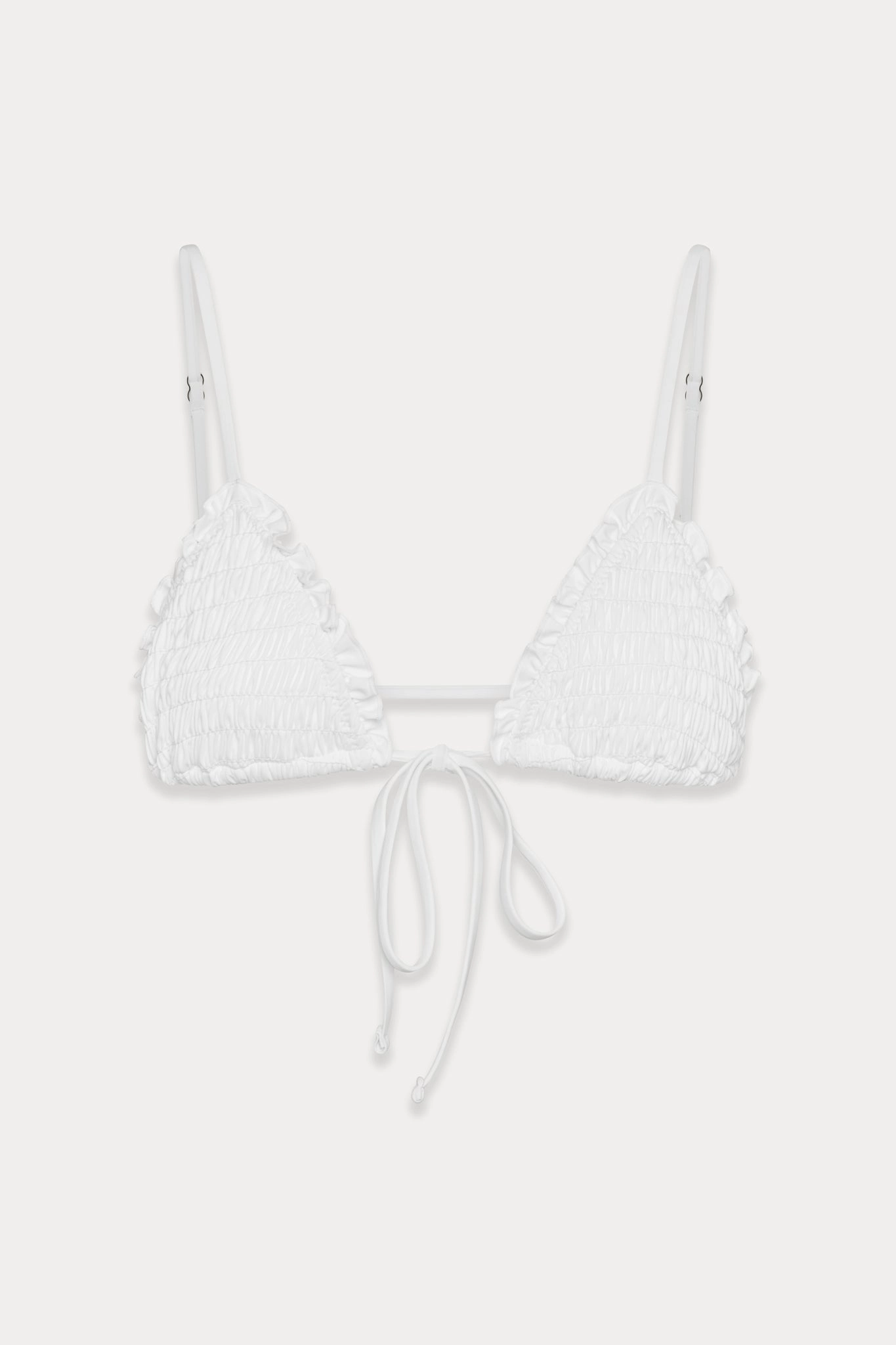 Penny Skimpy Triangle Bikini Top - Optic White