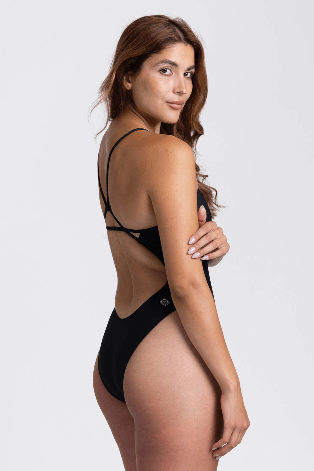 Perry One Piece Swimsuit - Black all types of swimwear, stylish swimwear for all body types
