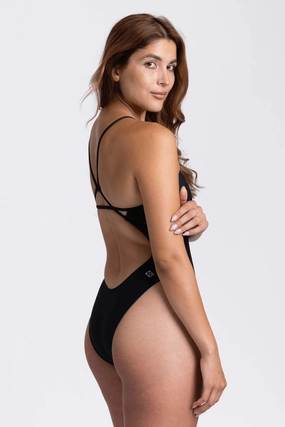 Perry One Piece Swimsuit - Black all types of swimwear, stylish swimwear for all body types