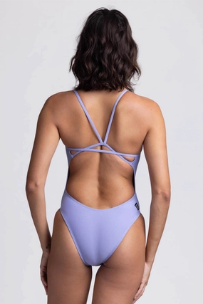 Perry One Piece Swimsuit - Lavender all types of swimwear, stylish swimwear for all body types