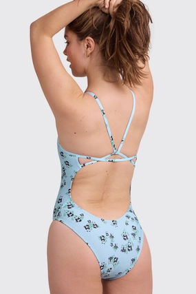 Perry One Piece Swimsuit - Panda all types of swimwear, stylish swimwear for all body types