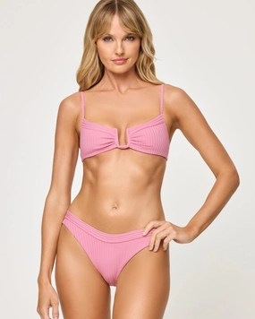 Peyton Bikini Top - Fleur halter swim tops, wireless bikini tops
