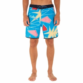 Phantom Morro 18 Short In Laser Blue mens beach swimwear, quick dry mens swimsuits