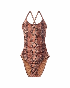 PilyQ Ayah Cutout One-Piece stylish teen girl swimsuits, teen girls swimwear sets