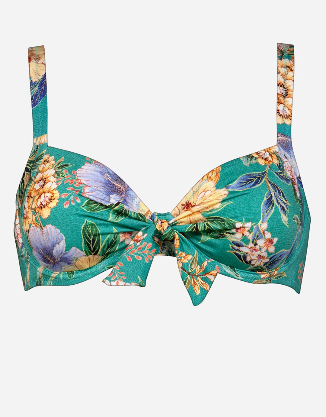 Pineapple Sea Underwired Bikini Top - Tropical Breeze full coverage swim tops, cute bikini tops