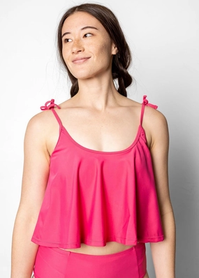 Pink Raspberry | Swing Top tankini swim tops, adjustable bikini tops