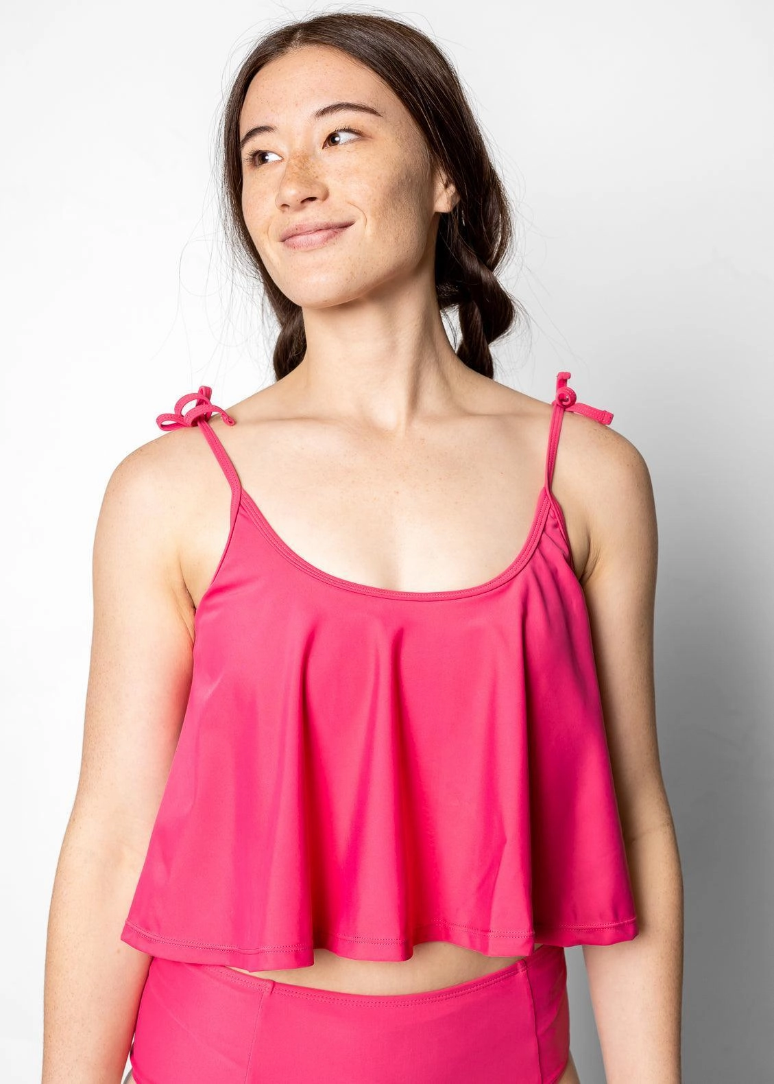 Pink Raspberry | Swing Top tankini swim tops, adjustable bikini tops