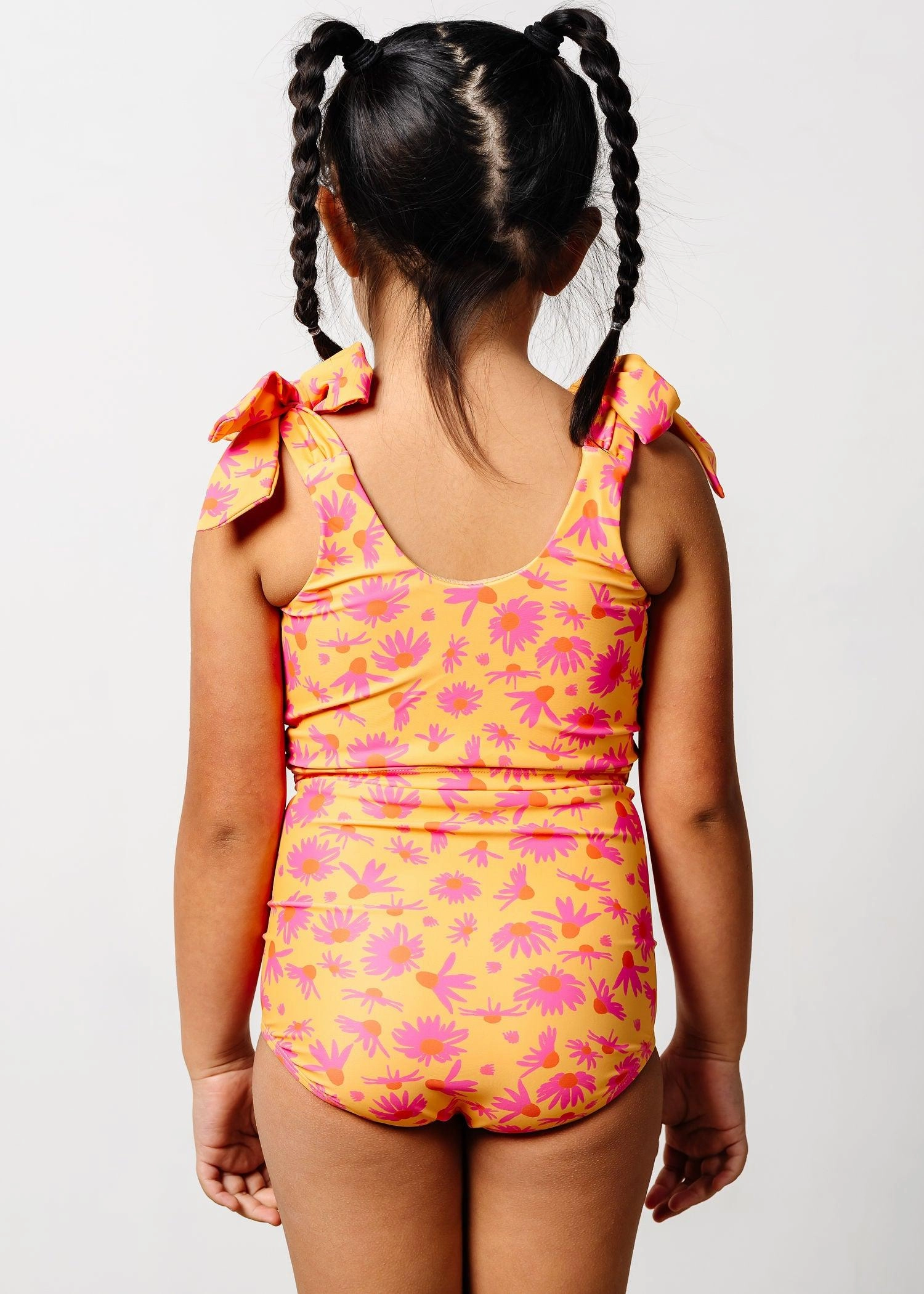 Playful Daisies | Mini Down in Front Ruffle Bottoms
