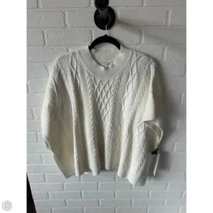 Poncho By J. Crew In White, Size: Osfm j crew