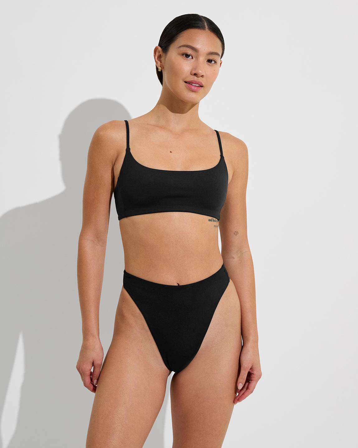 Pool Days Top - Jet sleek design swimwear for women, minimalist swim styles