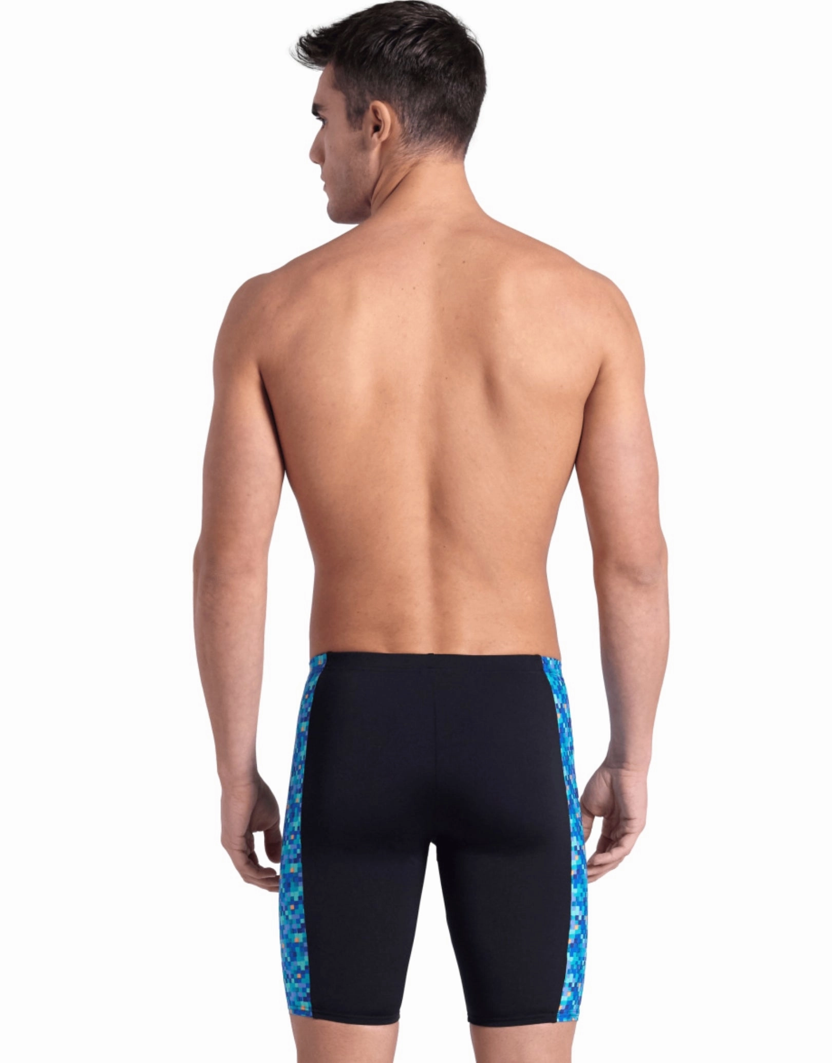 Pooltiles Swim Jammer - Black/Multi