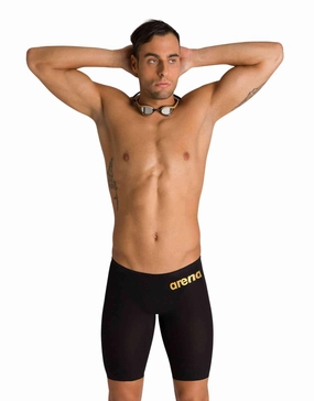 Powerskin Carbon Air 2 Jammer - Black and Gold casual mens swimwear, affordable swimwear for men