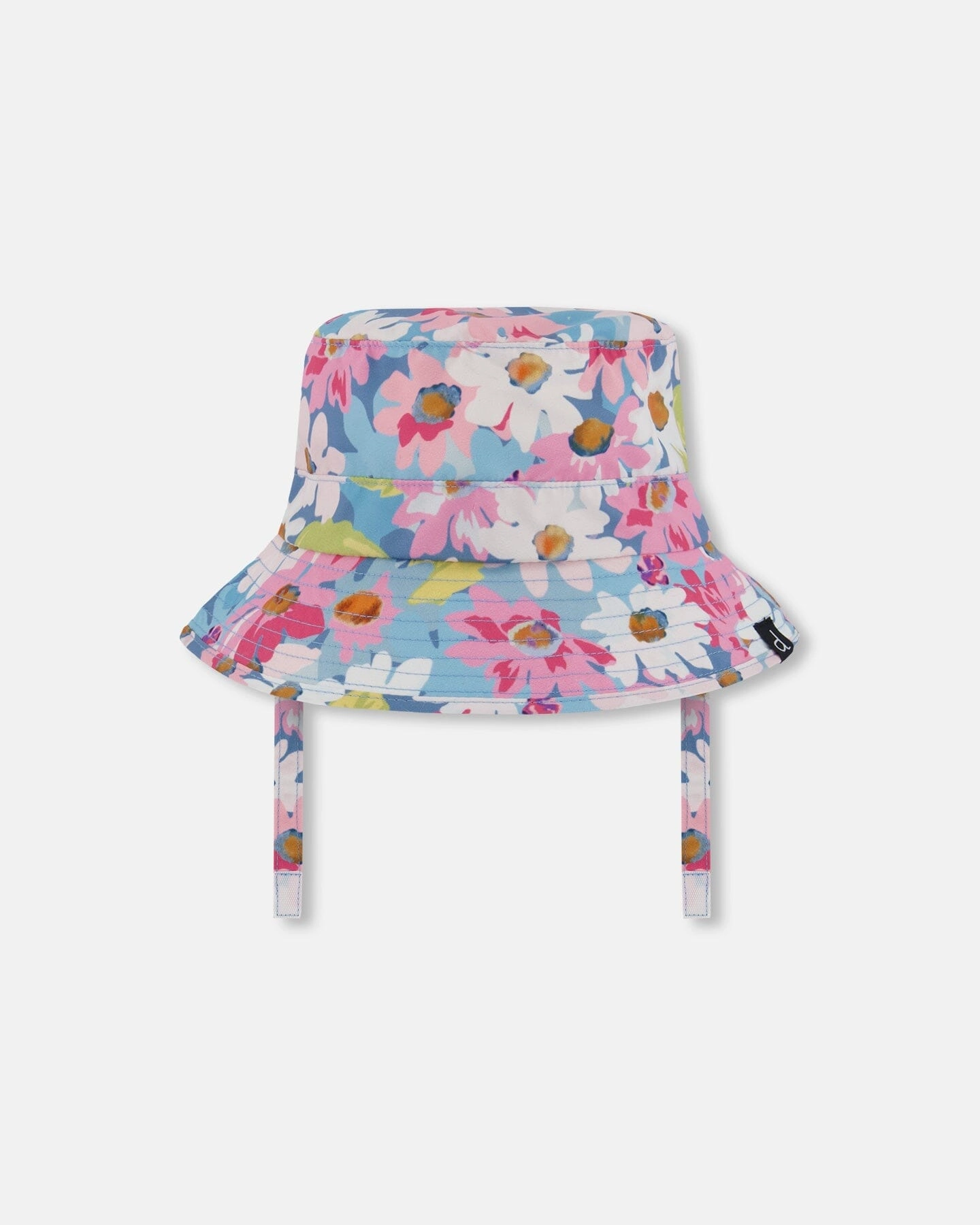 Printed Beach Sun Hat White, Pink, And Green Flowers cute swimsuits for teen girls, modest teen swimwear