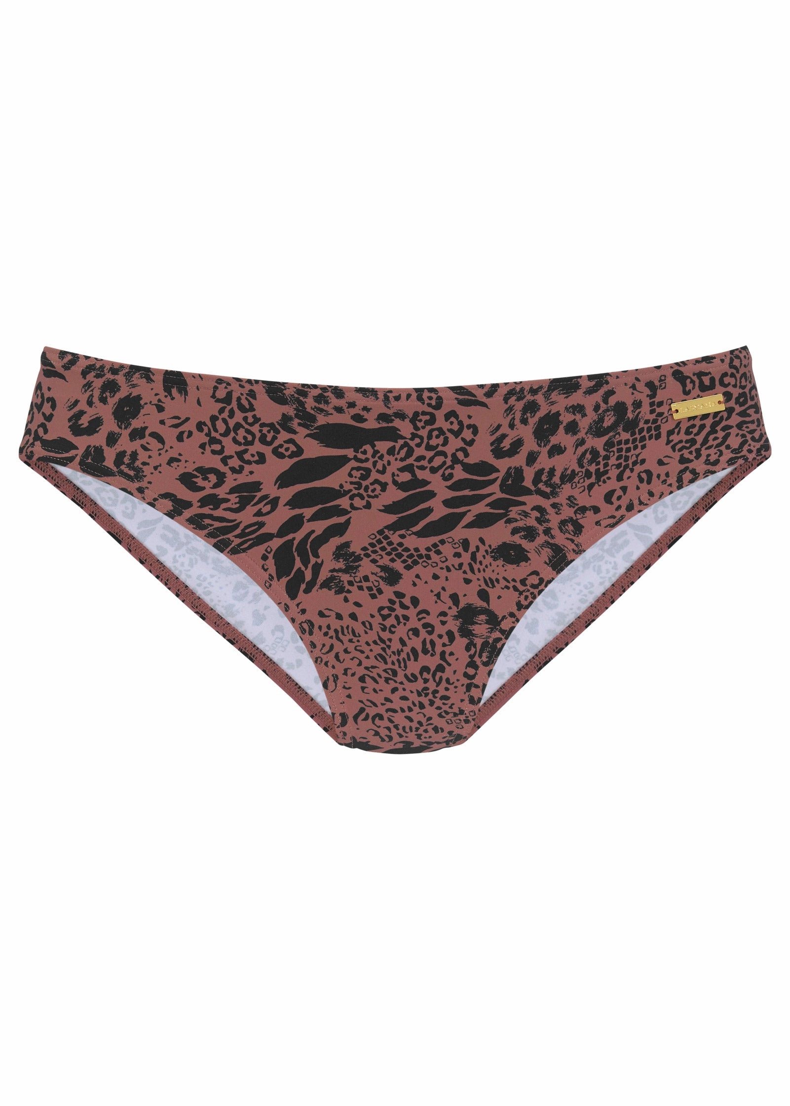 Printed Moderate Bottom - Abstract Leopard