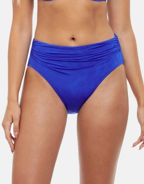 Profile Under My Skin Bikini Pant - Royal Blue swim shorts for women, stretch fit swim bottoms