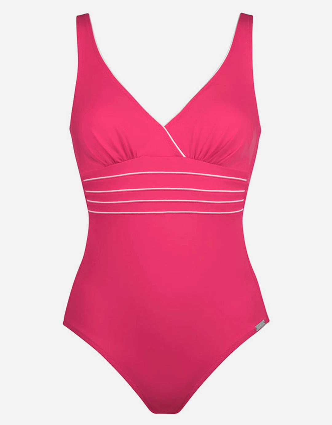 Pure Lines Swimsuit - Pink White pool-ready swimwear for women, trendy swimwear collection