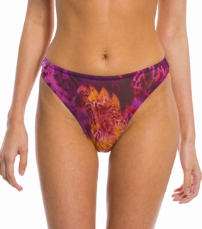 Purple Amalfi Tan Through Bikini Thong fashionable swimwear for women, elegant womens swimwear