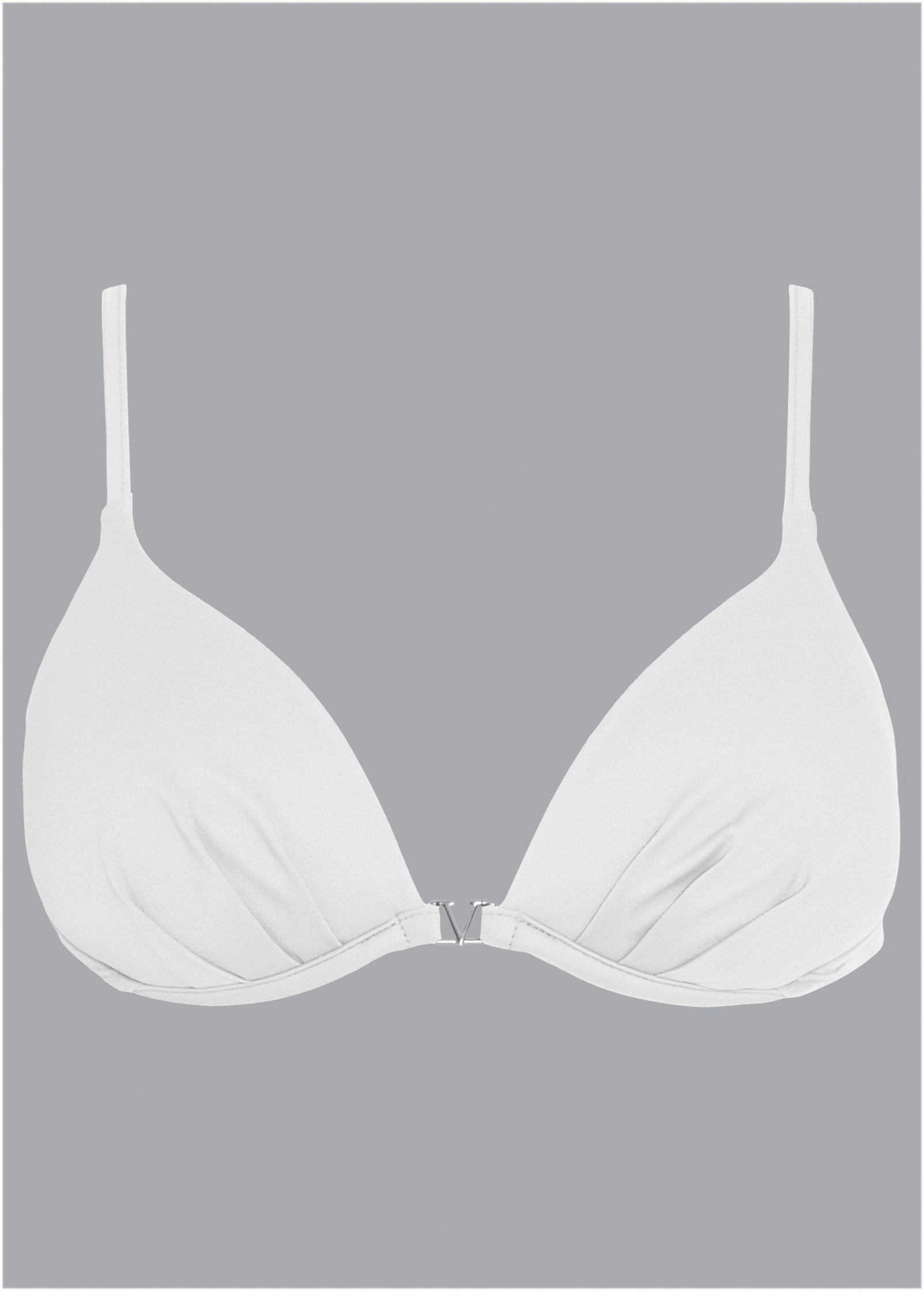Push-Up Bikini Top - Pearl White