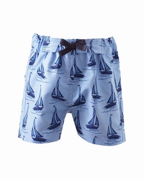 Rachel Riley Sailboat Swim Short boys swimwear sets, boys swim trunks