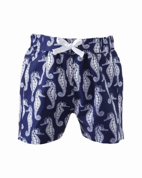 Rachel Riley Seahorse Swim Short boys swimwear sets, boys swim trunks