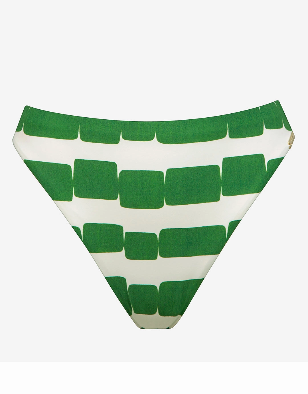 Radiance Bikini Pant - White and Clover adjustable swim bottoms women, flattering bikini bottoms