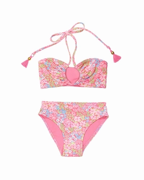 Ramy Brook Swim Top & Bikini Bottom stylish teen girl swimsuits, teen girls swimwear sets