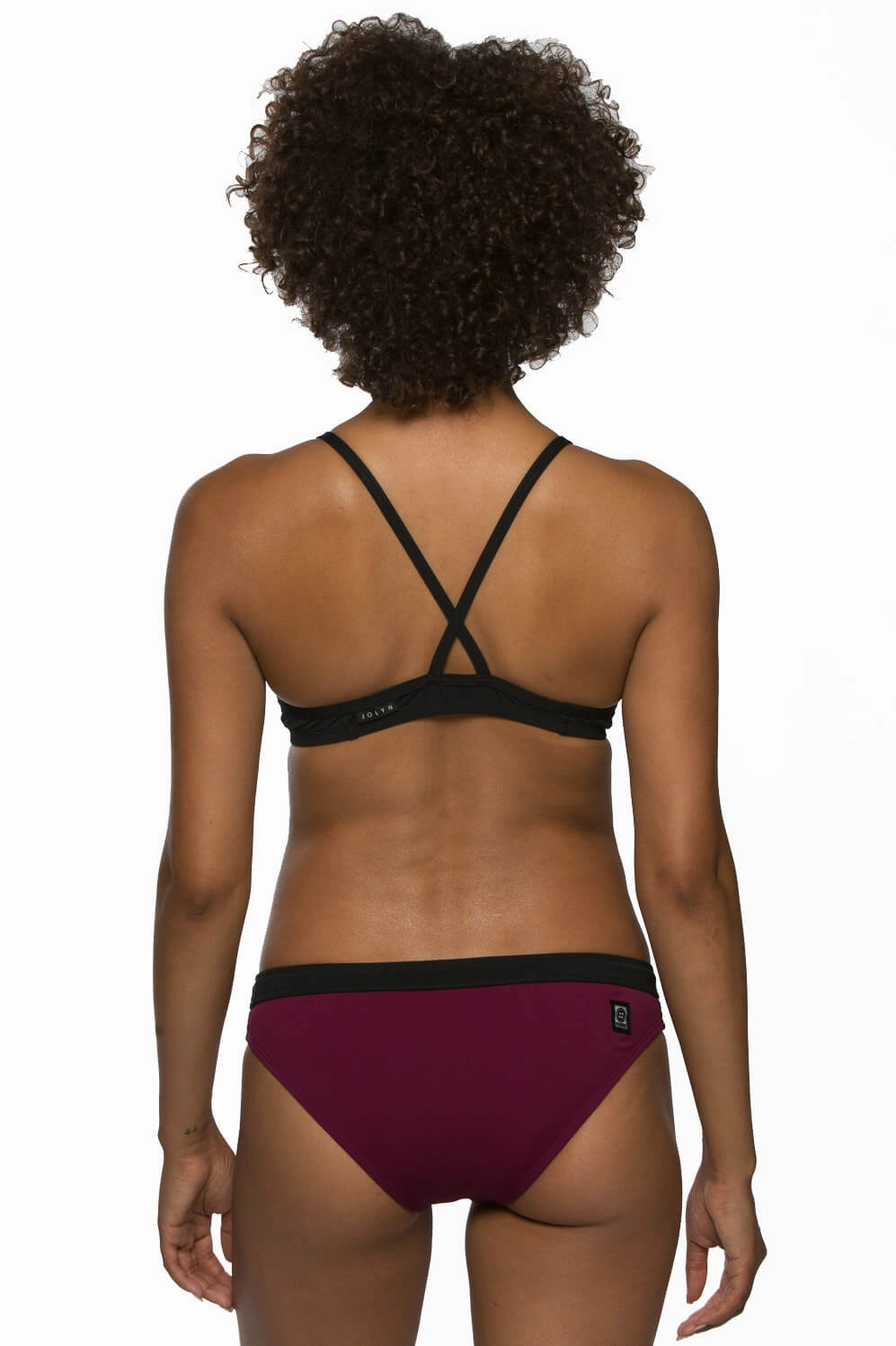 Randy Bottom - Cabernet/Black all purpose swimwear, comfortable swimwear for everyone