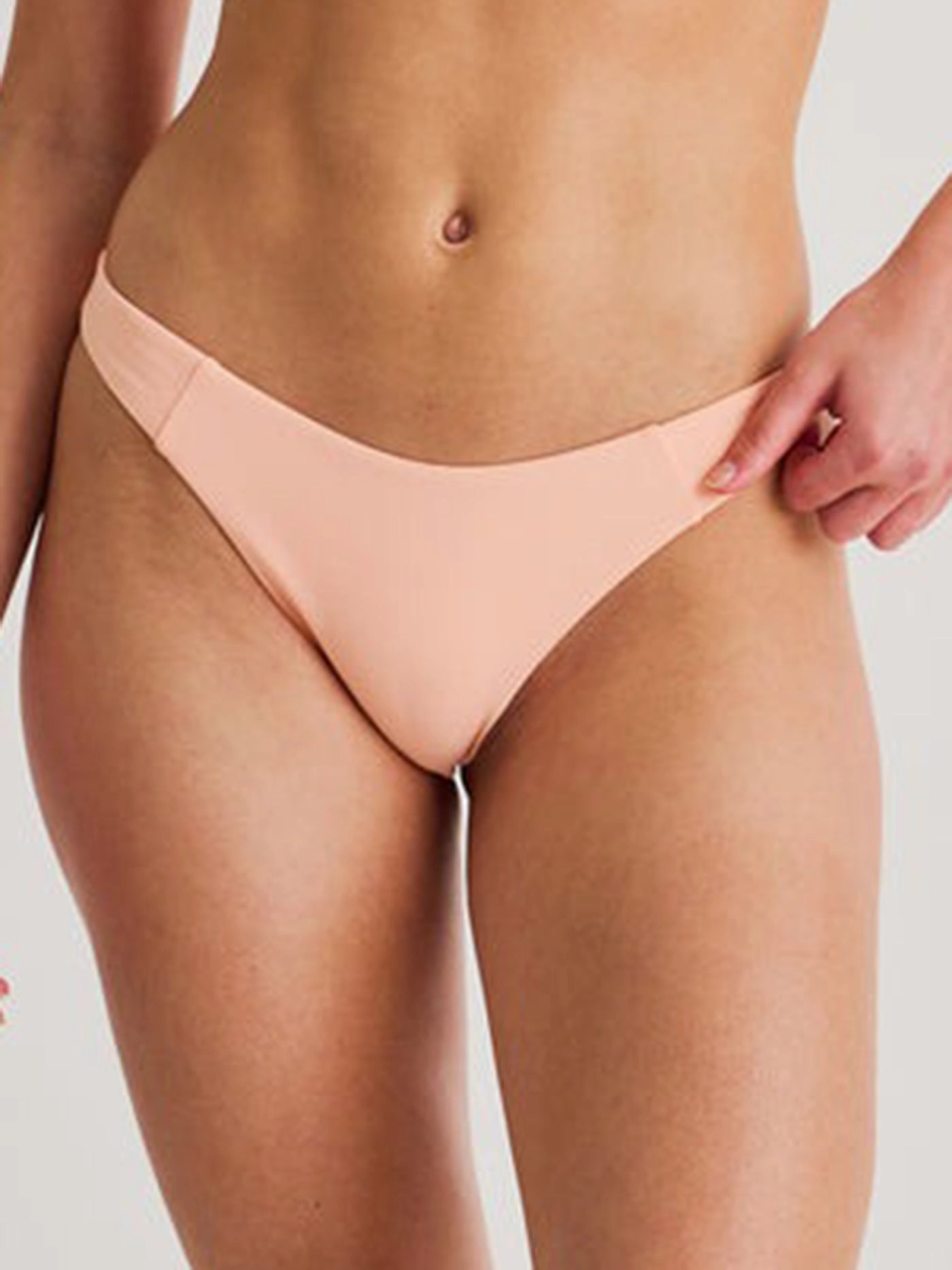 Recycled Rib High Leg Bikini Bottom