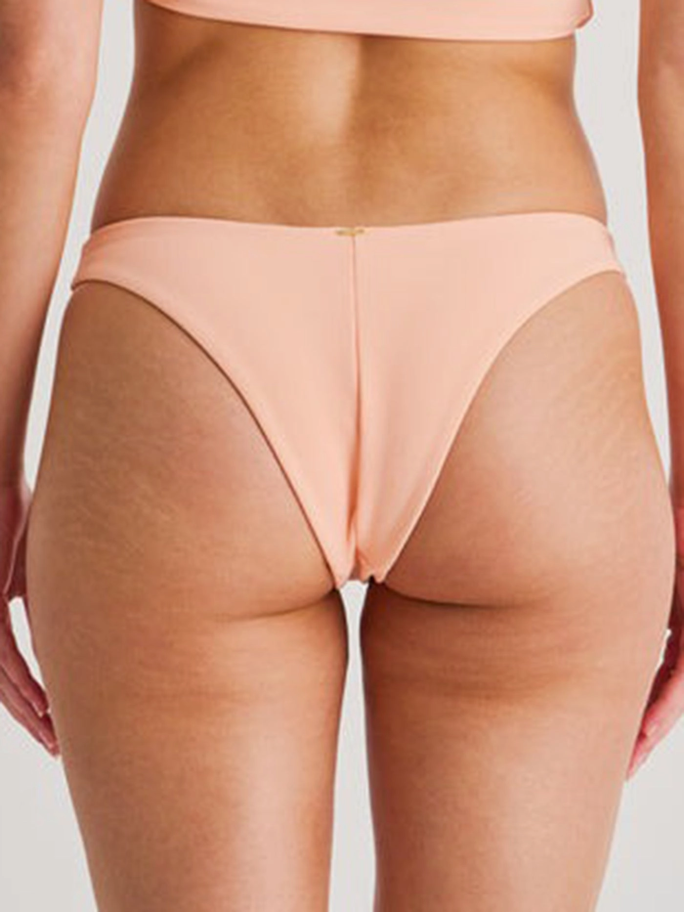 Recycled Rib High Leg Bikini Bottom