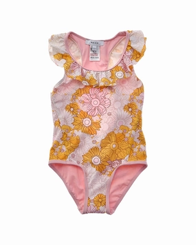 Reiss Patsy Jr Ruffle Print Swimsuit stylish teen girl swimsuits, teen girls swimwear sets