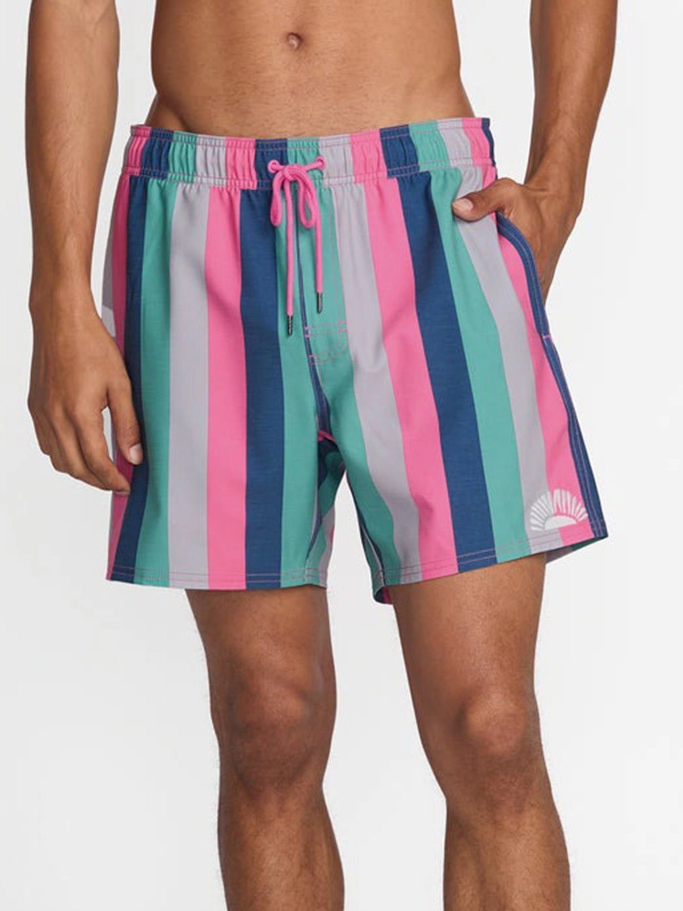 Resort Elastic 16'' Boardshorts men's boardshorts swimwear, long swim shorts for men