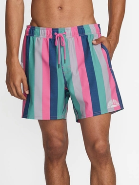 Resort Elastic 16'' Boardshorts men's boardshorts swimwear, long swim shorts for men