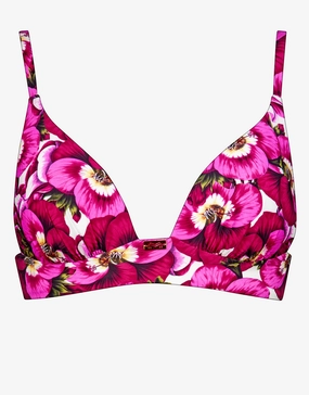 Revelation Bralette Bikini Top - Pansy Pink full coverage swim tops, cute bikini tops