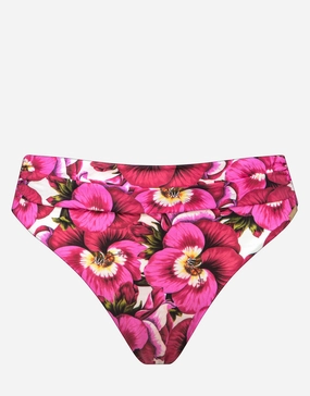 Revelation Gathered Band Bikini Pant adjustable swim bottoms women, flattering bikini bottoms