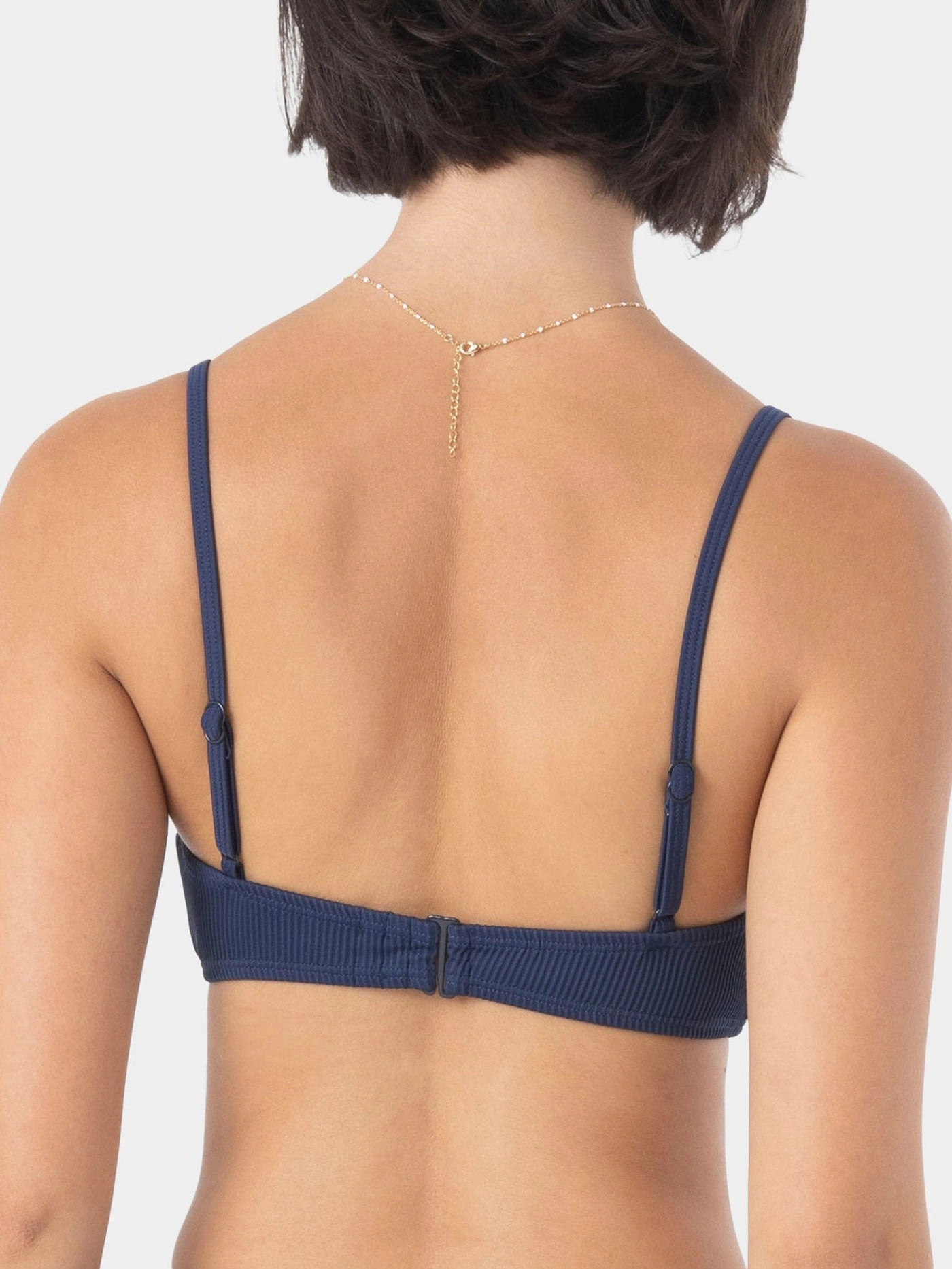 Rib Roxy Love Knot Bralette Bikini Top