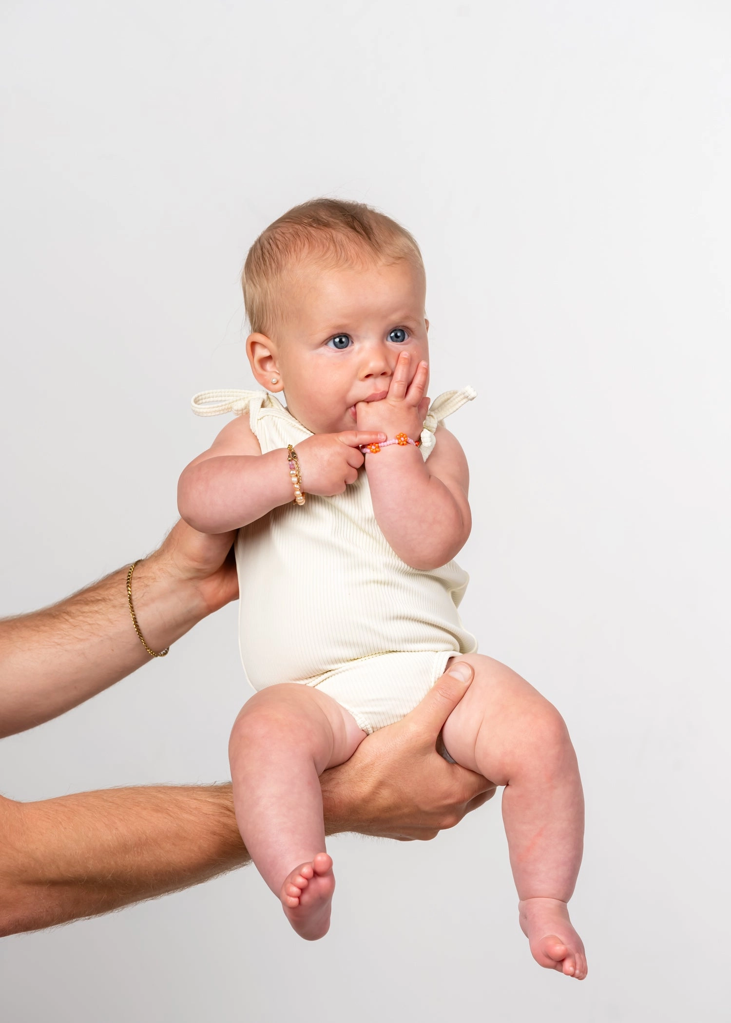 Ribbed Ivory | Baby Simply One-Piece