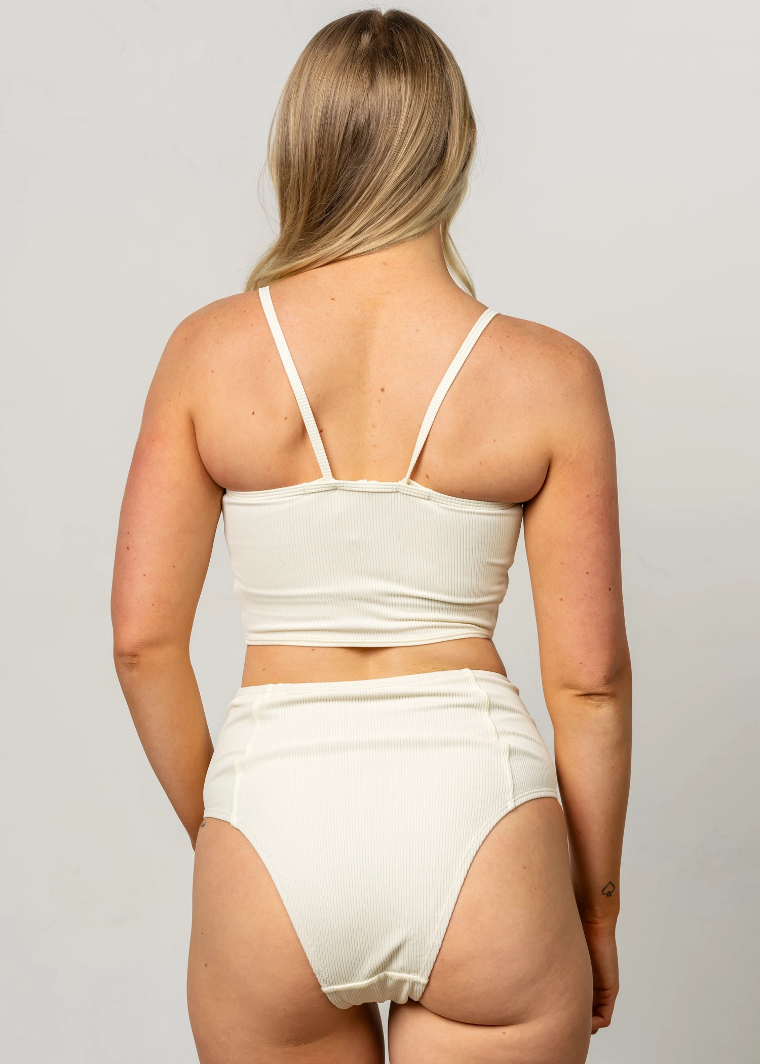 Ribbed Ivory | Tied-Up Top